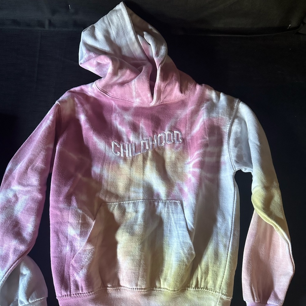 Sly fox hoodie. Childhood tie dye. Size Y S